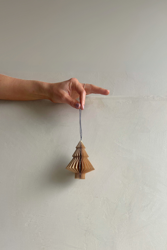 Flaxseed Tree Paper Ornament