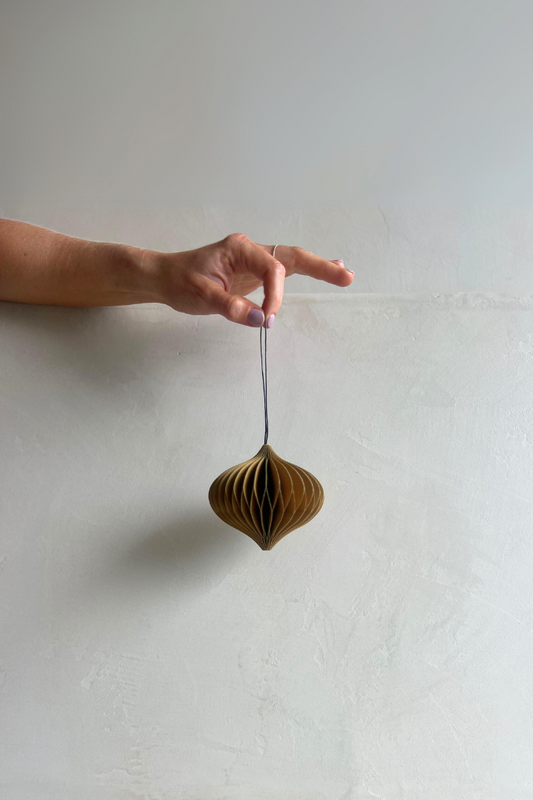 Golden Sand Jewel Paper Ornament